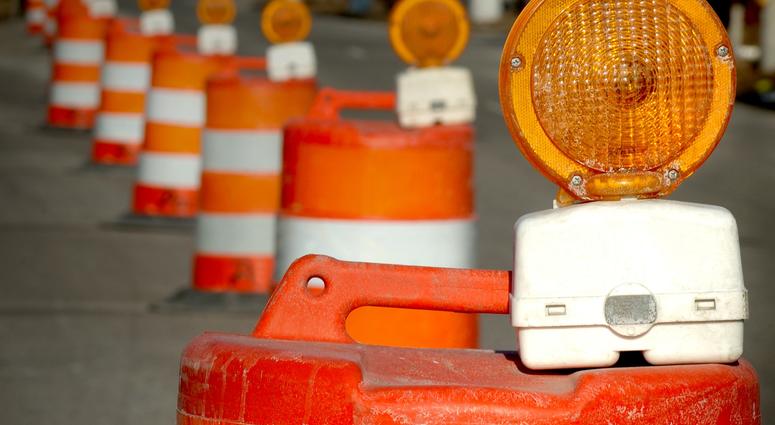 road work barrel road work barrel